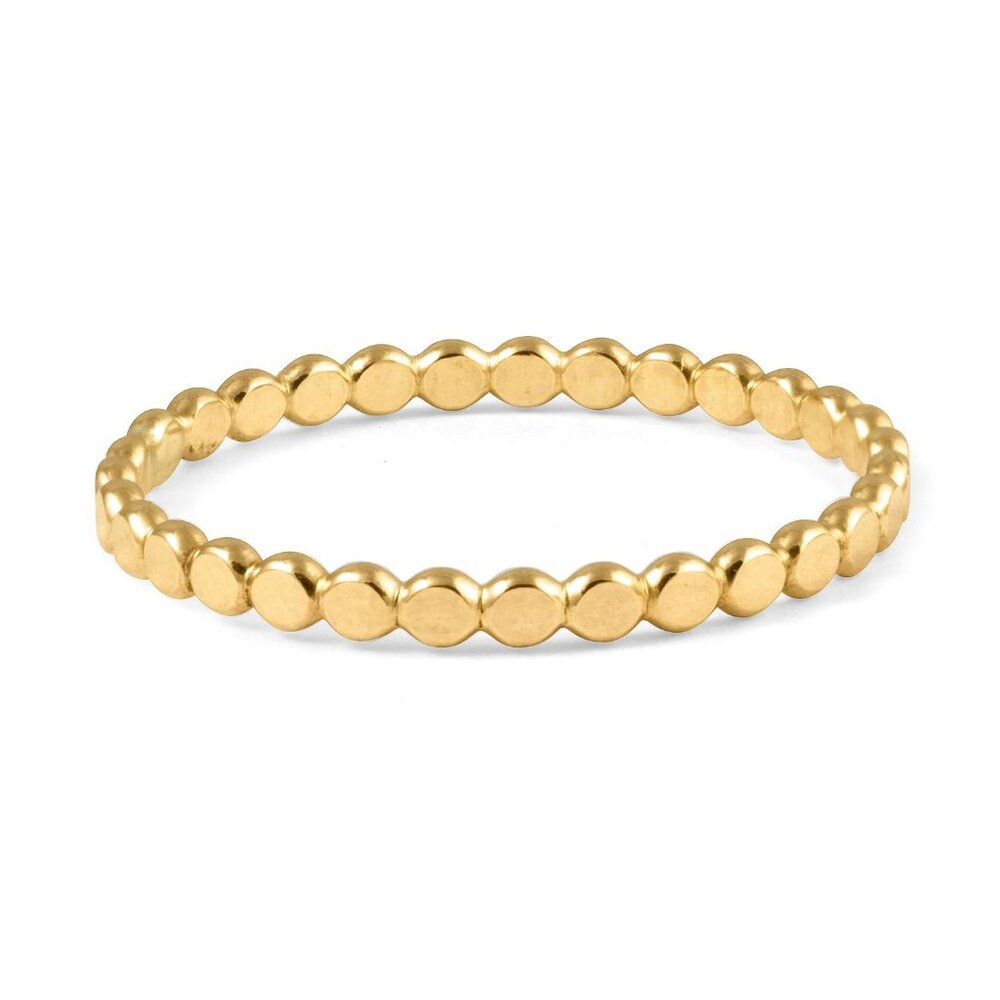 Women's 4k Gold Filled Rings On Tarnish Simple & Minimalist Trendy Gifts